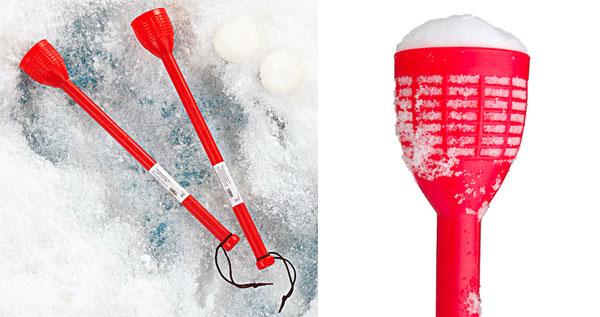 Snofling, snow ball throwing stick (Snowfling)