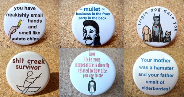 BAYMOONSTUDIO Magnets and Pin Badges