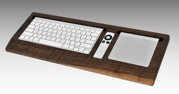 Black Walnut Keyboard Mac Tray
