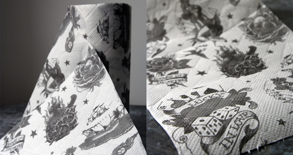 Traditional Tattoo Kitchen Roll