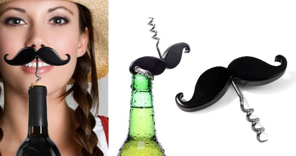 Handlebar Corkscrew and Bottle Opener