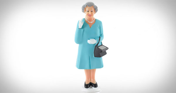 Solar Powered Waving Queen