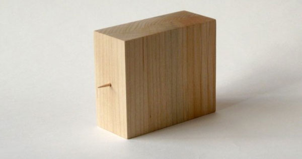 Tree Chunk toothpick dispenser