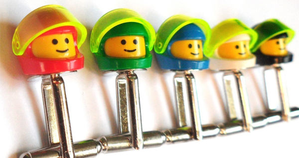 LEGO Space Helmet Smiley Cufflinks