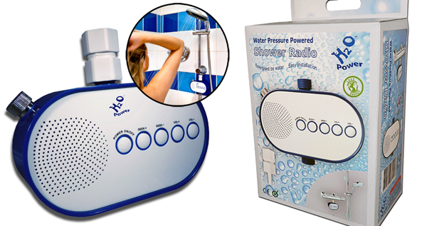 Water Powered Shower Radio