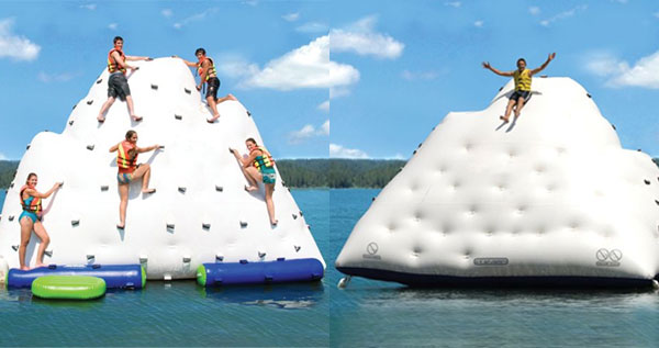 The Gigantic Inflatable Climbing Iceberg