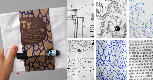 DIY Shower Curtain