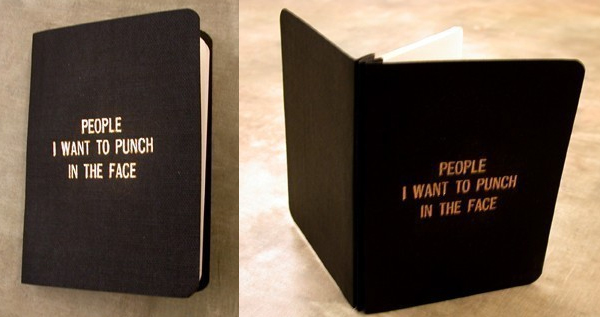 People I Want To Punch In The Face (Notebook)