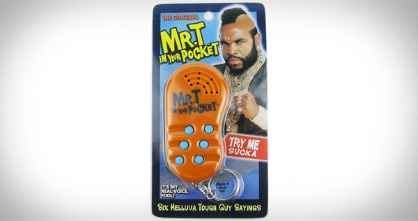 Mr T in Your Pocket Talking Keychain