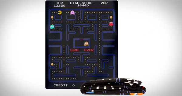 Pac-Man Fleece Blanket