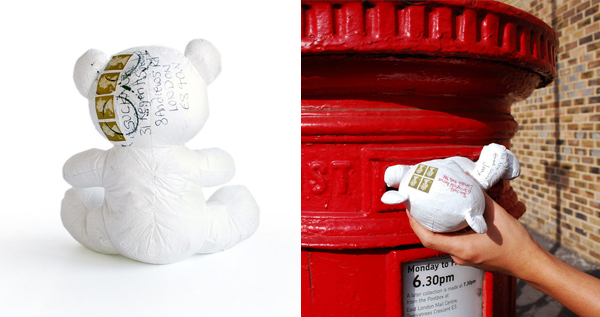 Postable Paper Teddy