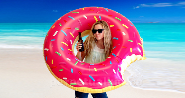 Gigantic Donut Pool Float