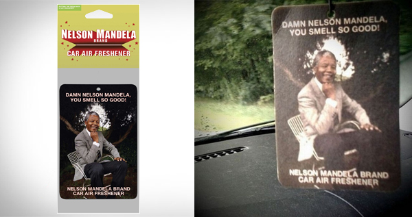 Nelson Mandela Brand Car Air Freshener