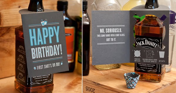 Shot Glass Card