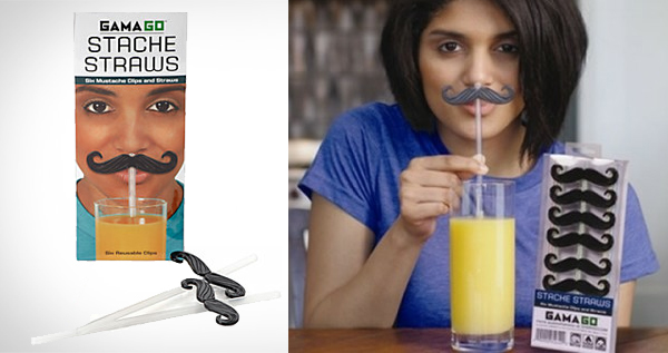 Stache Straws