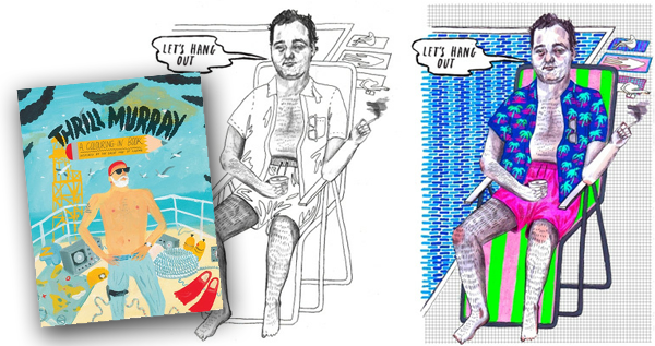 Bill Murray Colouring Book