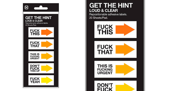 Get The Hint Stickies – Loud And Clear