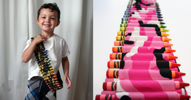 Crayon Ammo Belt for Kids