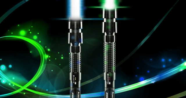 Spyder 3 powered LaserSaber from Wicked Lasers