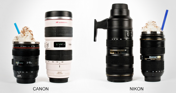Camera Lens Mugs