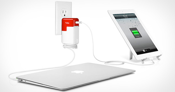PlugBug Dual Charger for MacBook and iPad, iPhone, or iPod
