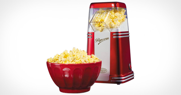 Retro Series Mini Hot Air Popcorn Maker