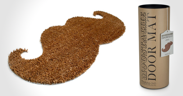 Moustache Door Mat