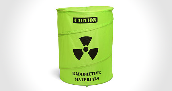 Toxic Waste Drum Laundry Basket