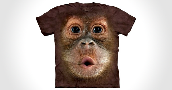 Big Face Baby Orangutan T-Shirt