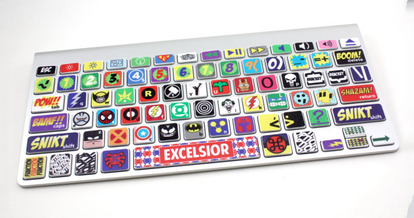 Mac Keyboard Super Hero Skin