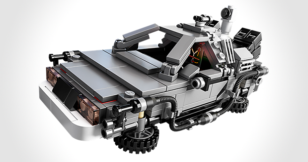 LEGO DeLorean time machine