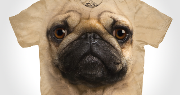 Big Face Pug T-Shirt