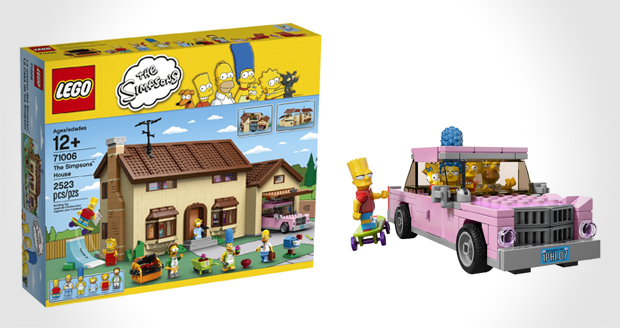 The Simpsons House made of LEGO