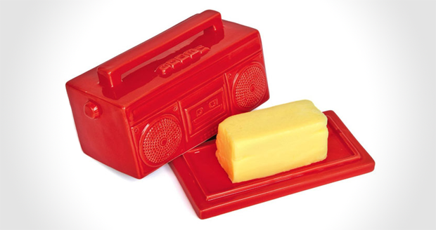 Boomin’ Boombox Butter Dish