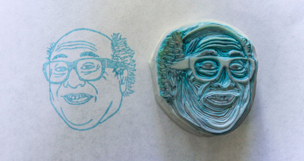Danny Devito Handmade Stamp