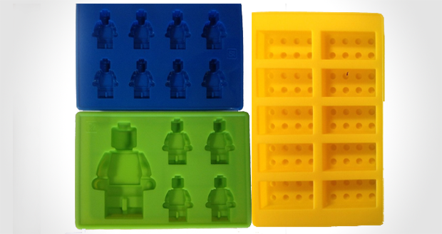 Brick and Figure Ice Molds (LEGO)