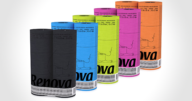 Coloured Toilet Roll