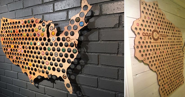 Beer Cap Maps