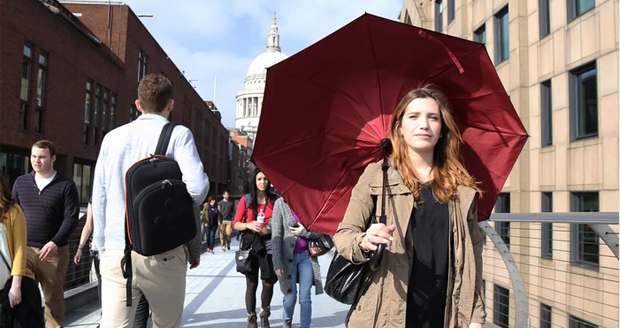 The Kazbrella Inside-Out Umbrella