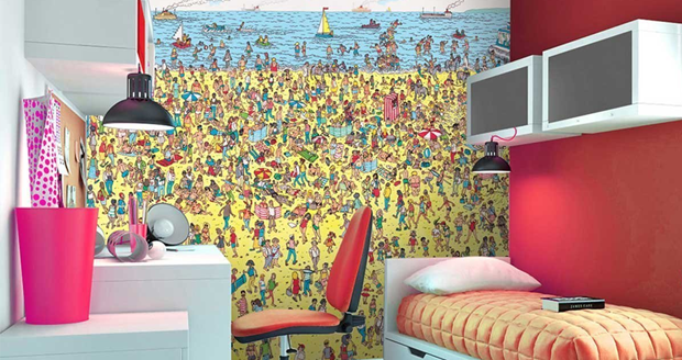 Where’s Waldo Wall Mural
