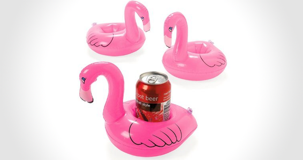 Inflatable Flamingo Coasters