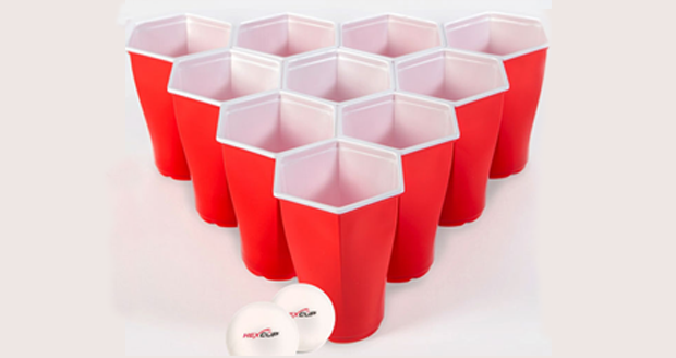 Hexagonal Beer Pong Cups