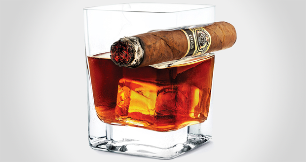 Cigar-Holder Glass
