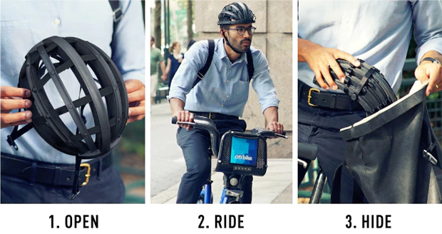 Fend Foldable Bike Helmet