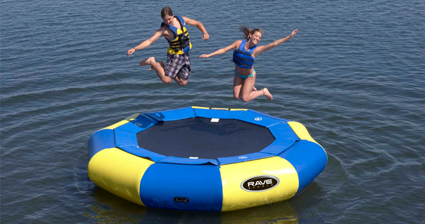 Giant Floating Trampoline