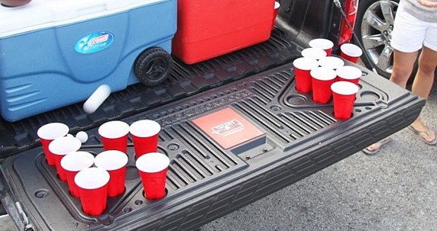 Truck Bed Beer Pong Table