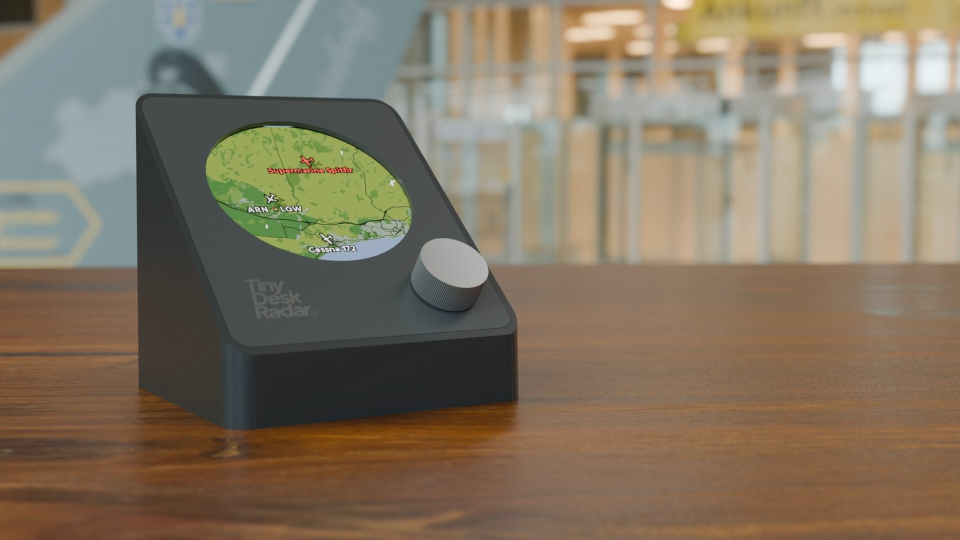 Tiny Desk Radar – Desktop Flight Tracker by Gadgies